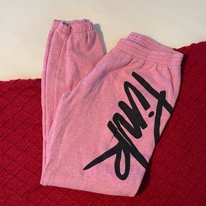 PINK sweatpants- size XS